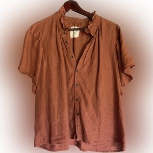 ACACIA MIMI TOP IN RUST- SEE PHOTOS